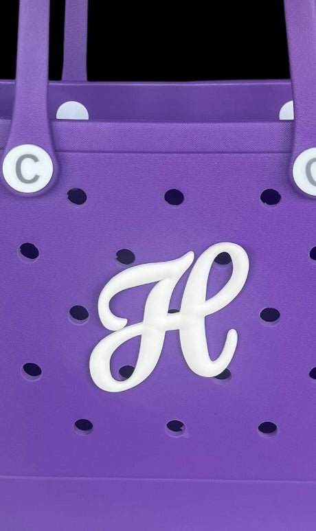 CrocBagg Initial Charms