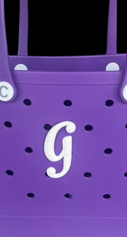 CrocBagg Initial Charms