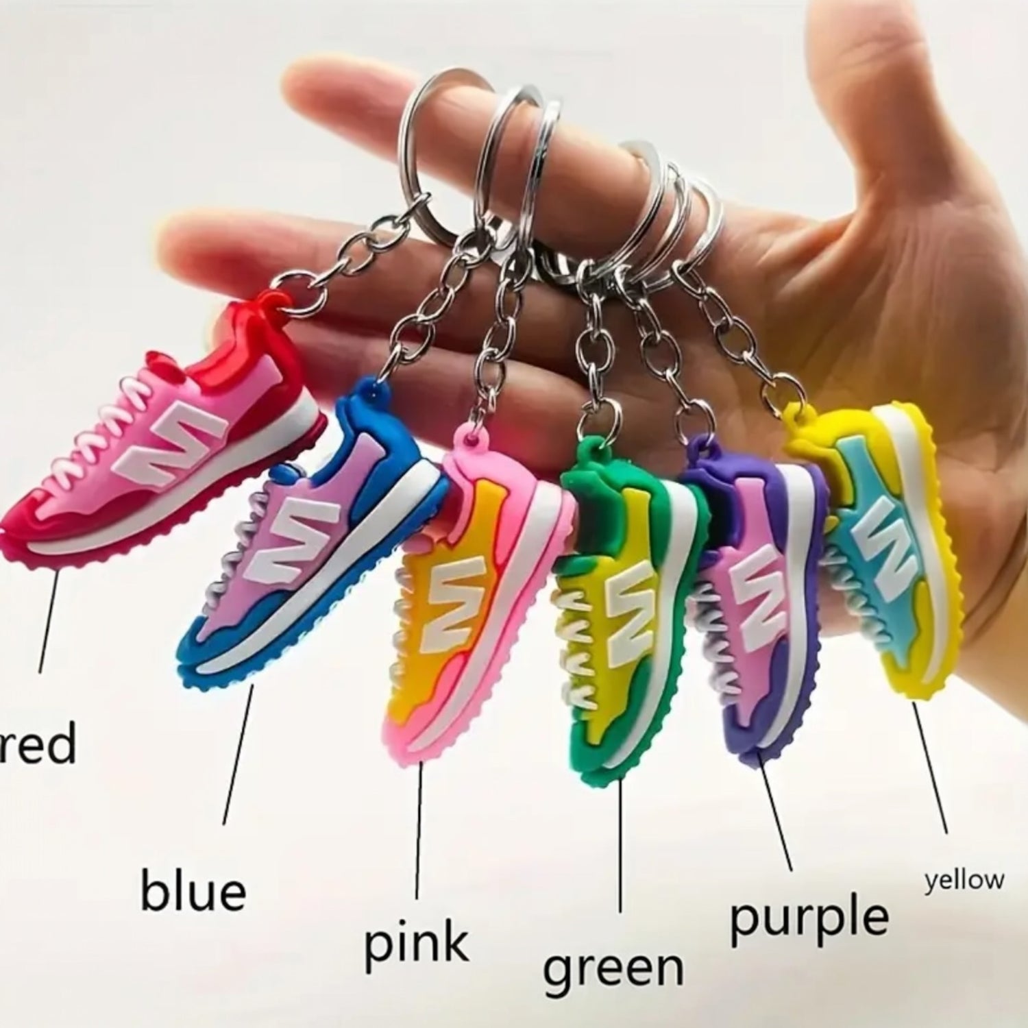 Mini Trainer Shoe Keyring&