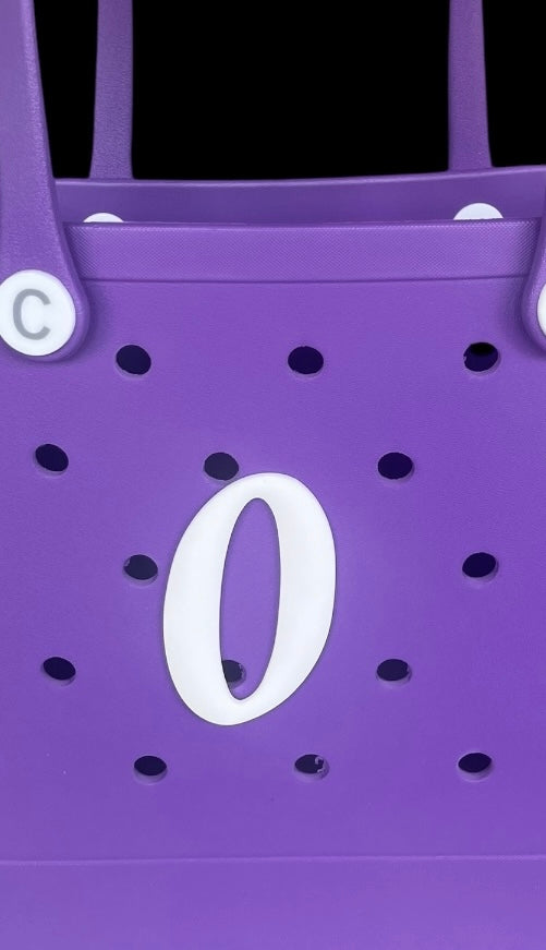 CrocBagg Initial Charms