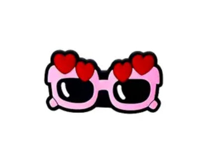 Pink Heart Sunglasses
