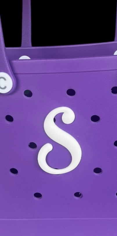 CrocBagg Initial Charms