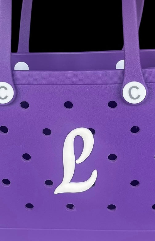 CrocBagg Initial Charms