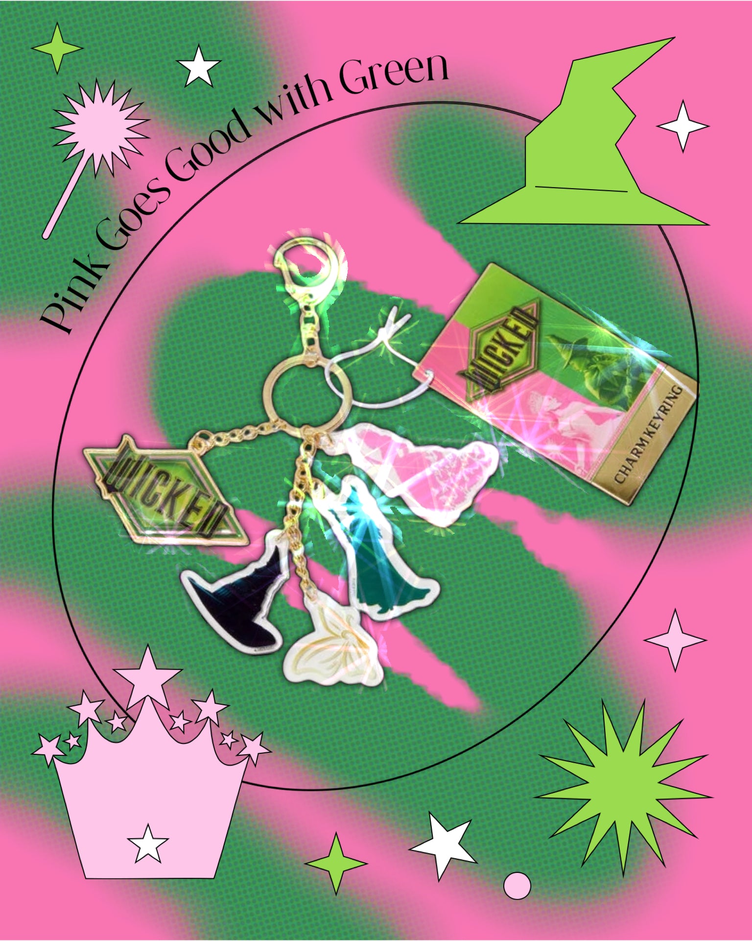 WICKED Charm Keyring