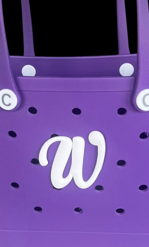 CrocBagg Initial Charms