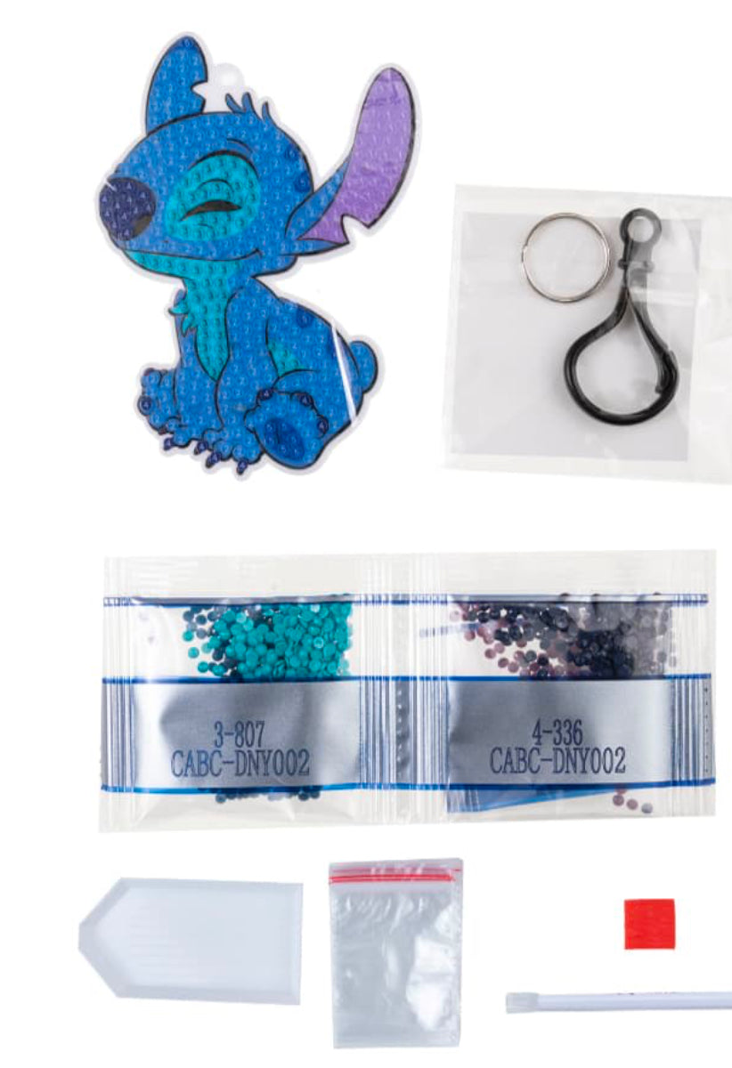 Stitch Crystal Art Bag Keyring