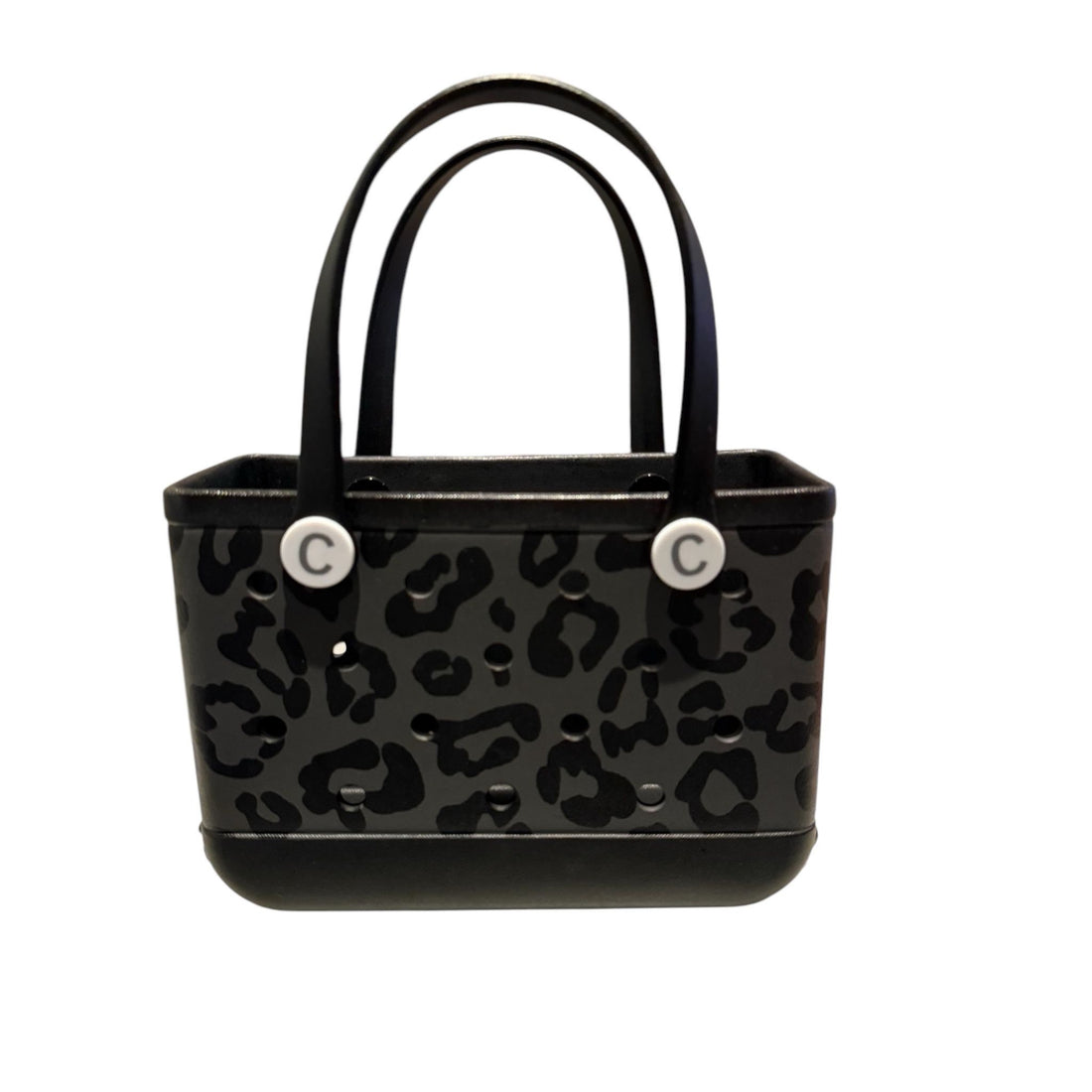 Small Leopard Print CrocBagg