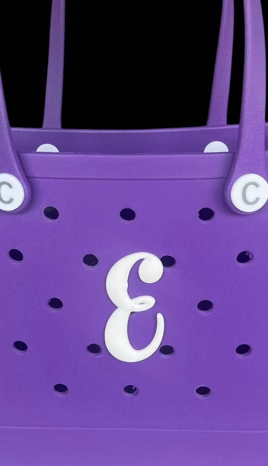 CrocBagg Initial Charms