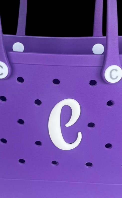 CrocBagg Initial Charms