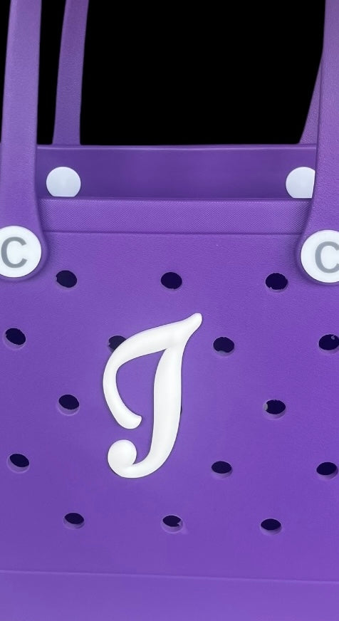 CrocBagg Initial Charms