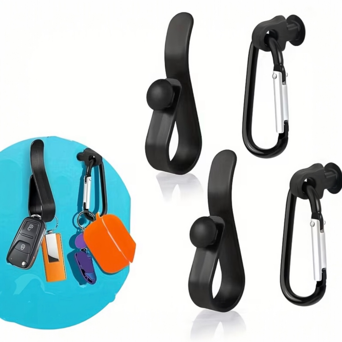 4-Pc Buckle & Hook Bag Set