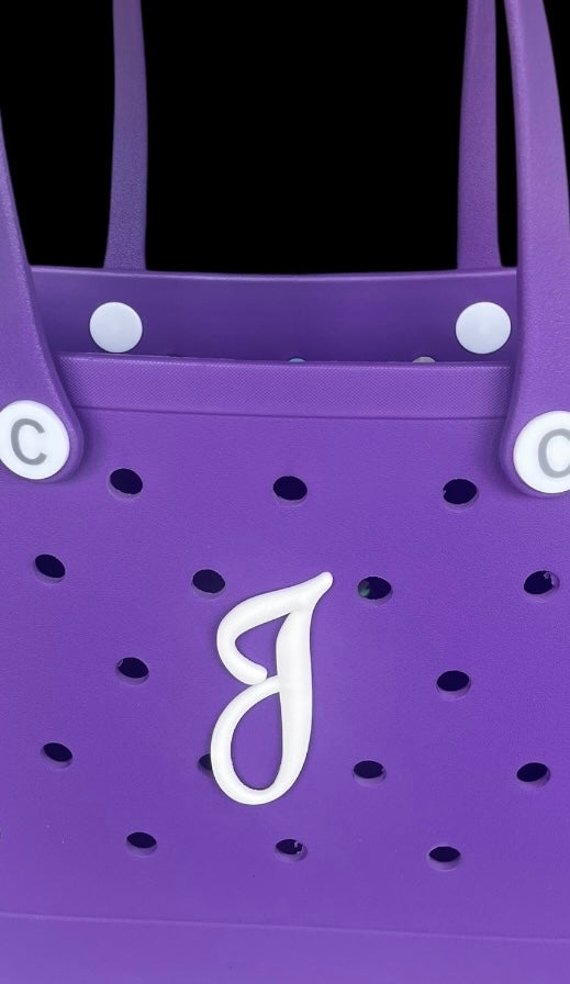 CrocBagg Initial Charms