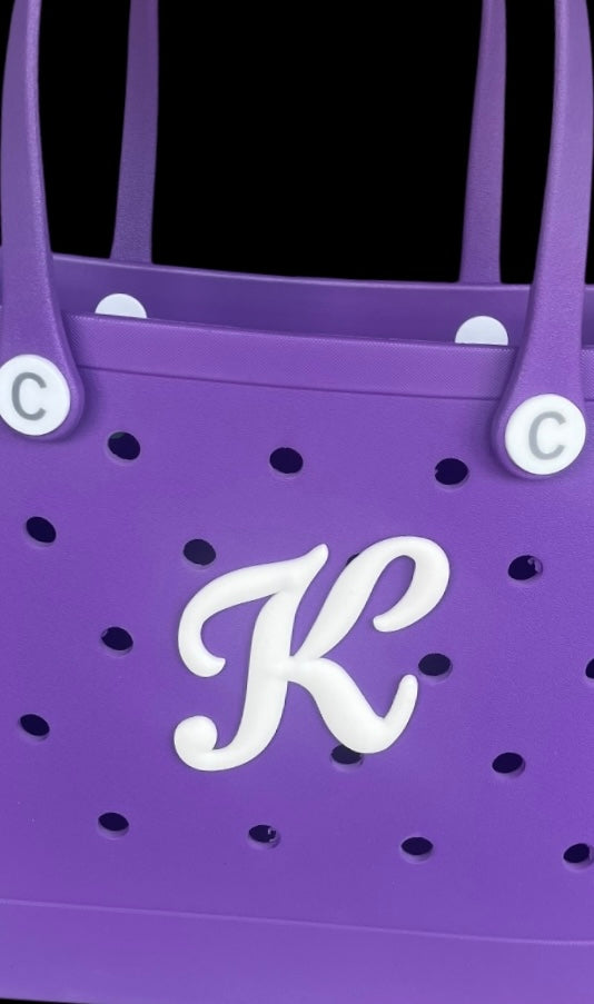 CrocBagg Initial Charms