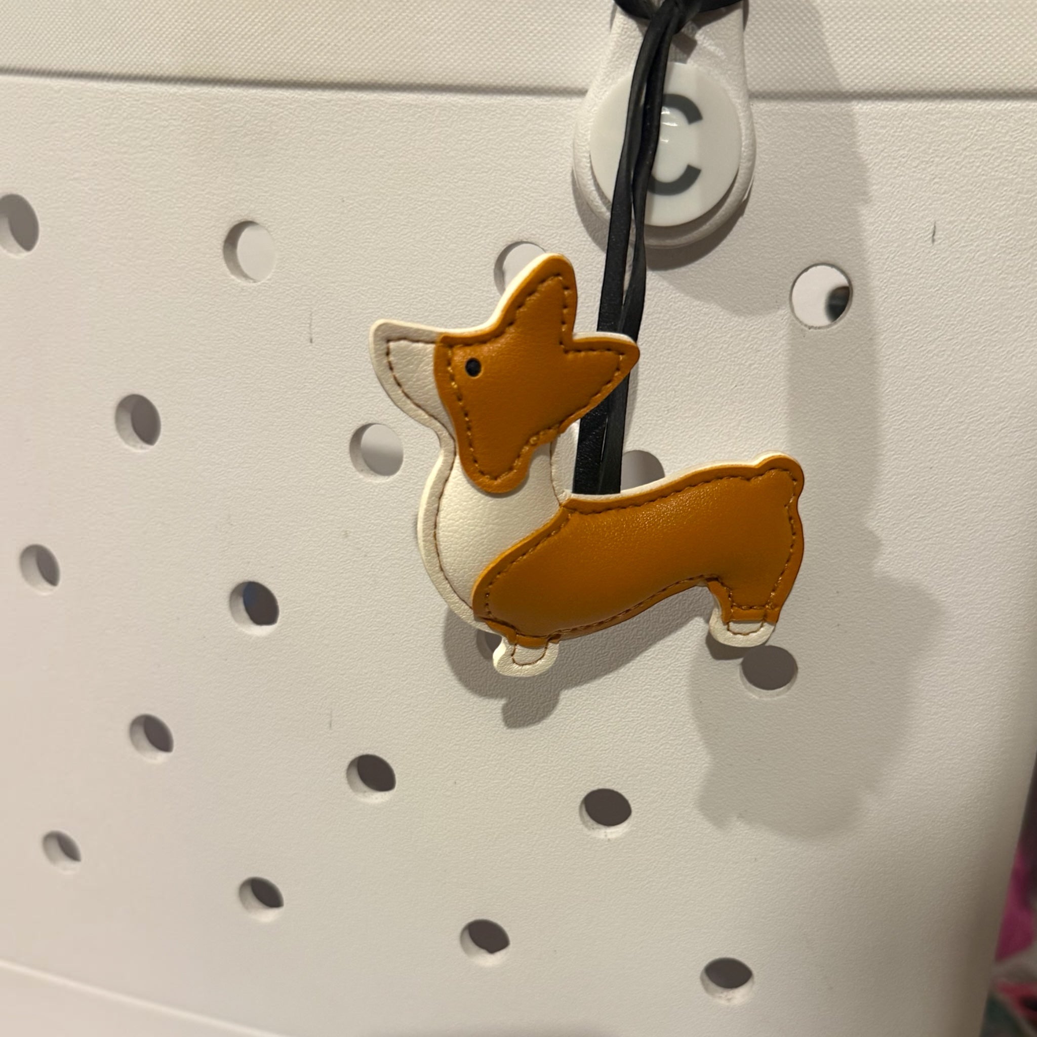 New! Corgi Dog Bag Keyring
