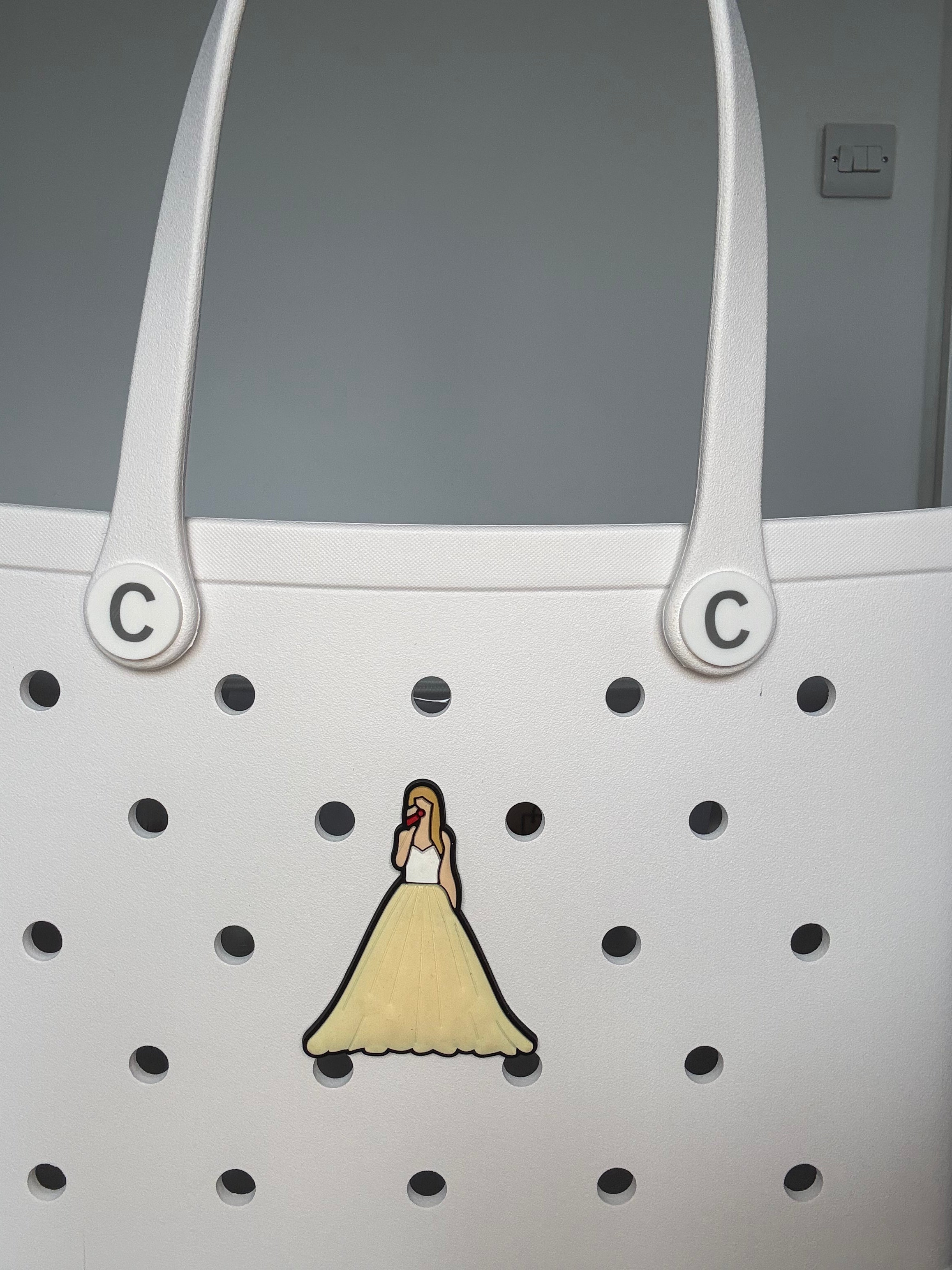Lady Singing Bag Charm