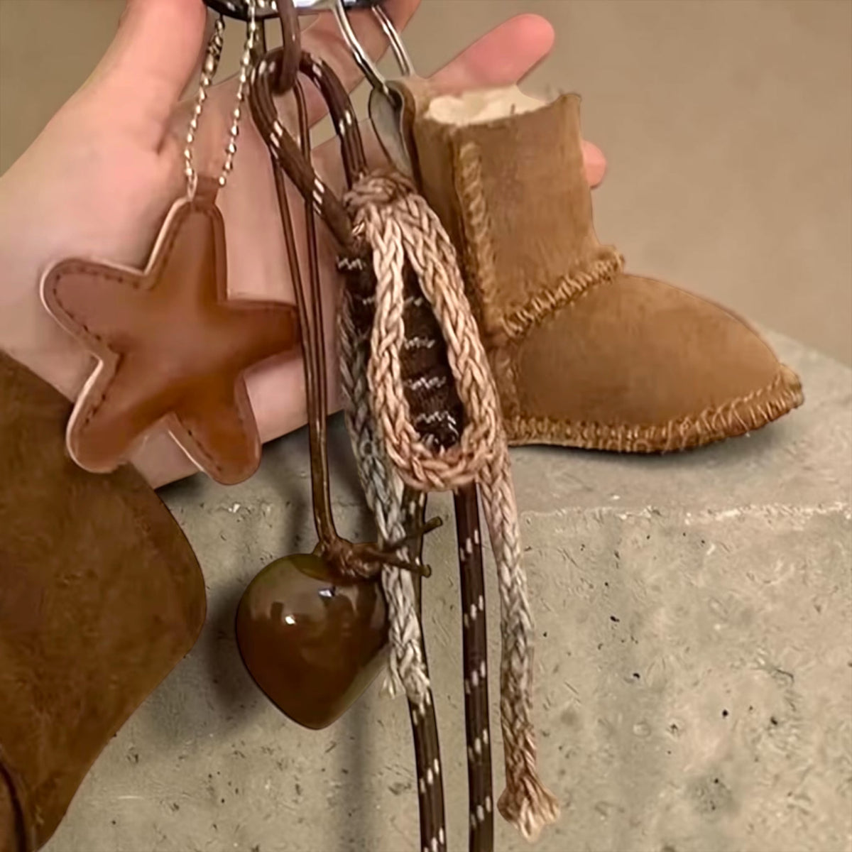 UGG Boot & Charms Bag Keyring