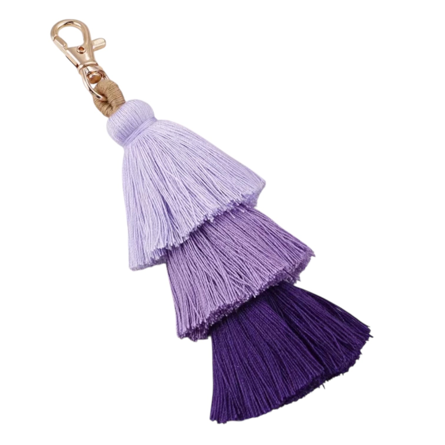 Tiered Tassel Bag Keyring’s -4 Colours