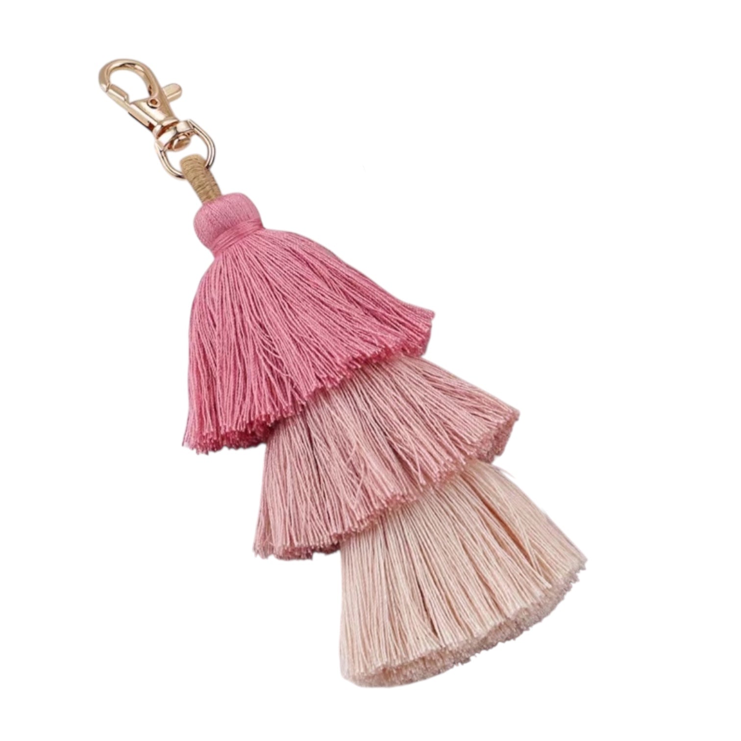 Tiered Tassel Bag Keyring’s -4 Colours