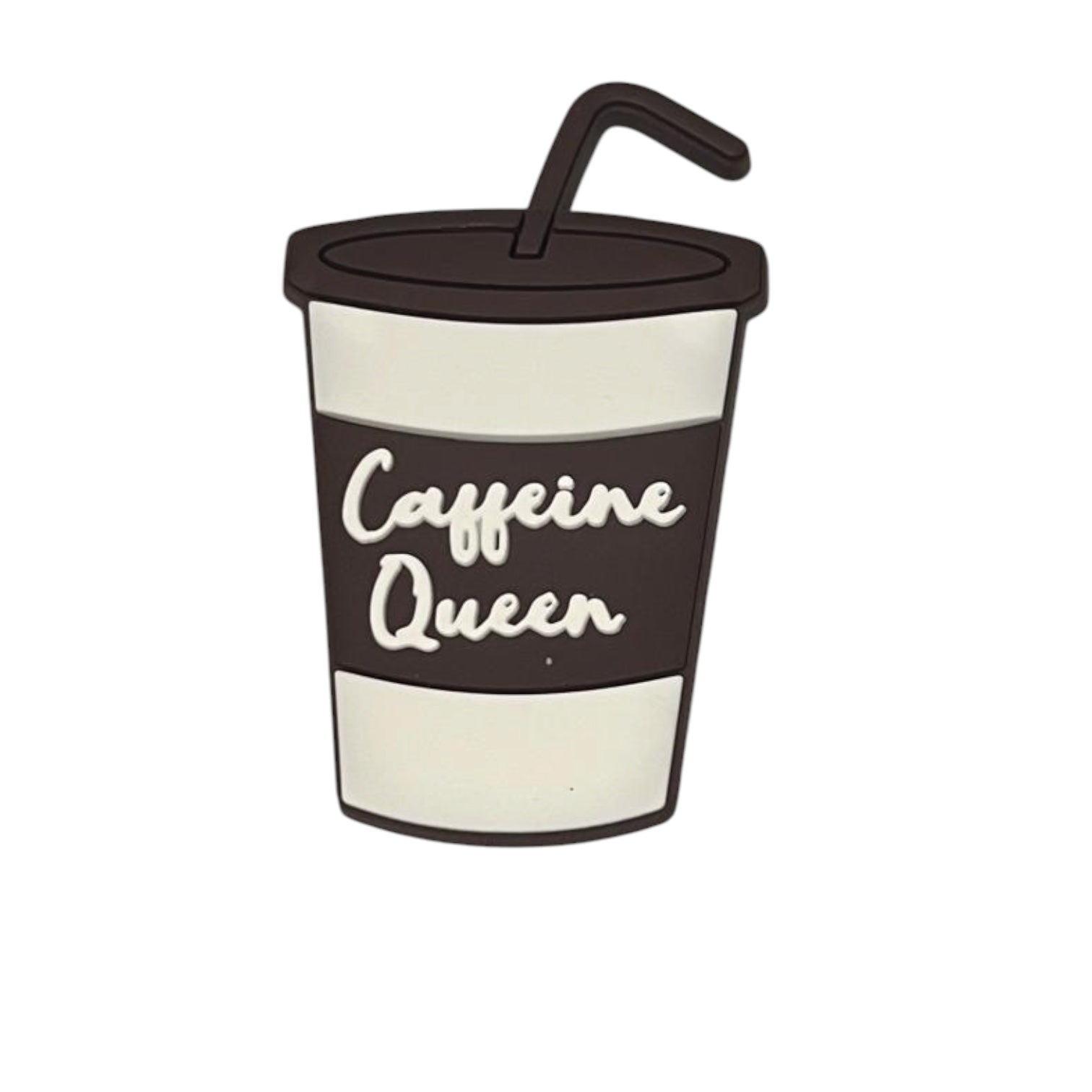 New! Caffeine Queen CrocBagg Charm