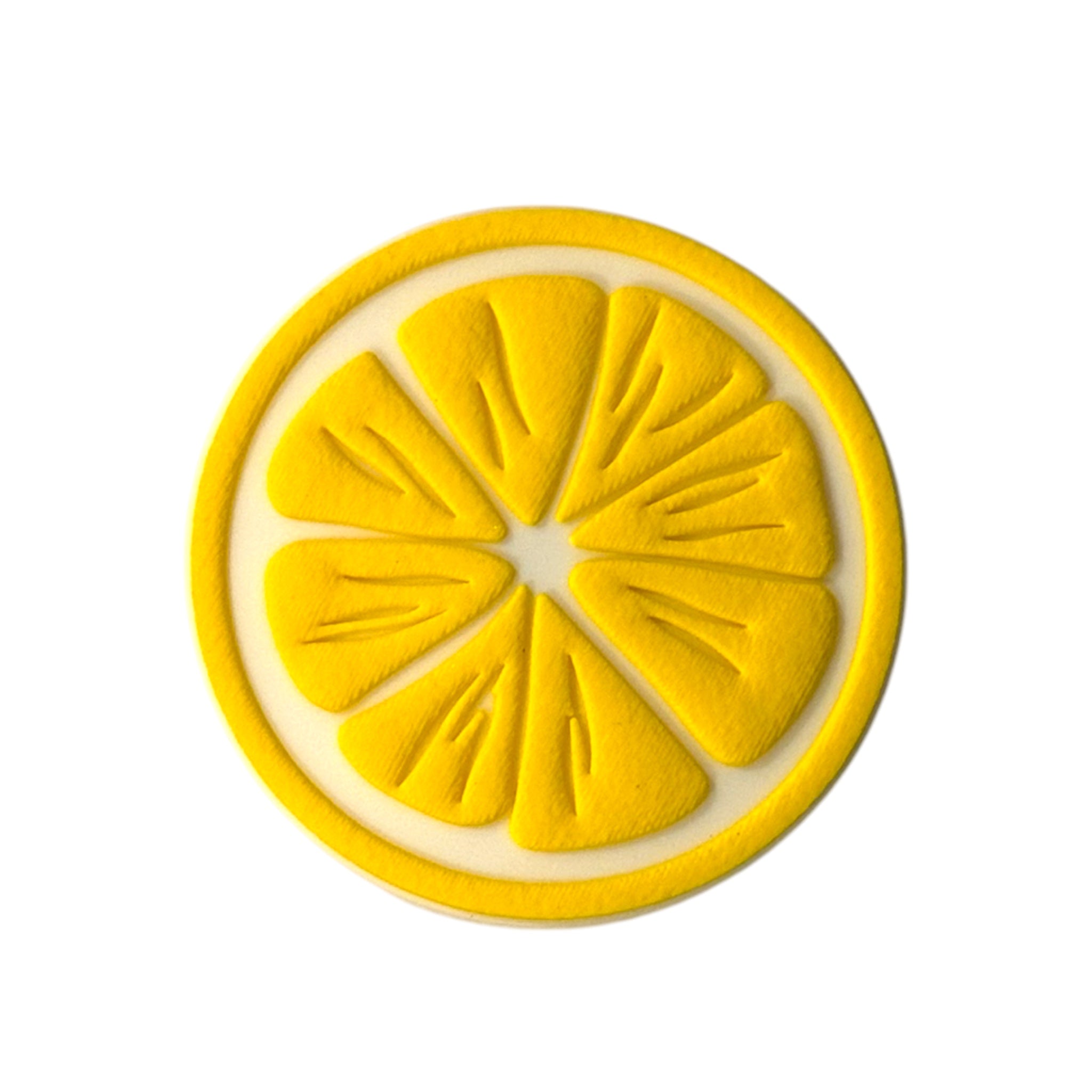 Zesty Lemon Slice Bag Charm