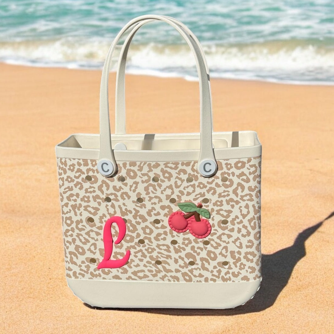 Medium Leopard Print Crocbagg Tote Bag’s