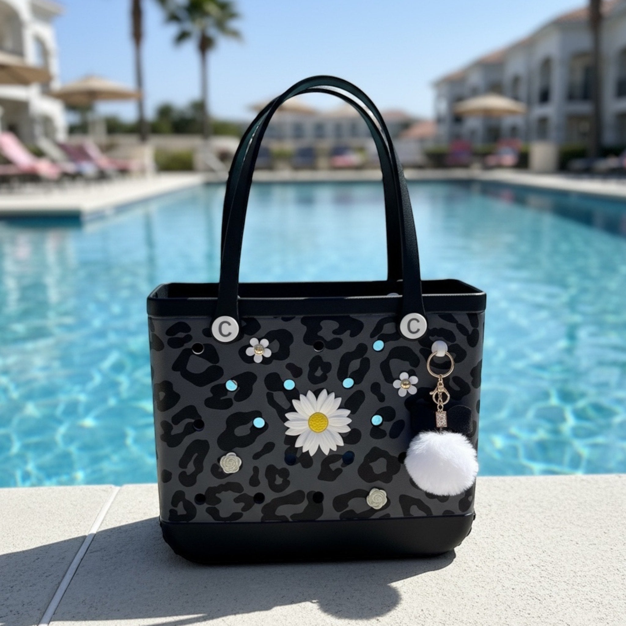 Medium Leopard Print Crocbagg Tote Bag’s