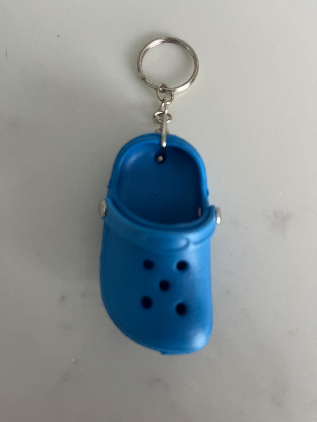 Croc Keyring - Blue