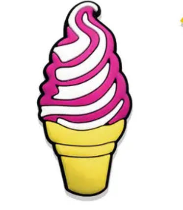 Ice Cream Cone Bag Charm