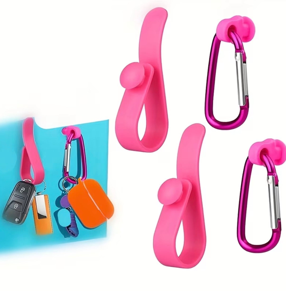 4-Pc Buckle &amp; Hook Bag Set