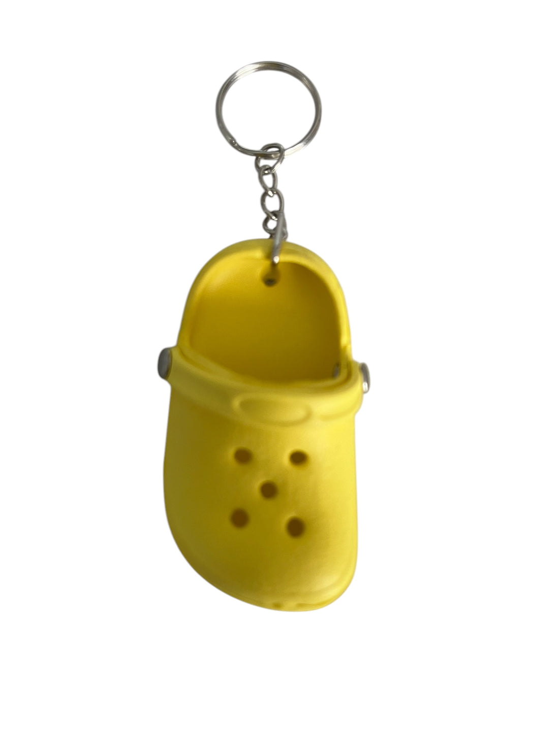 Croc Shoe Keyring - Yellow