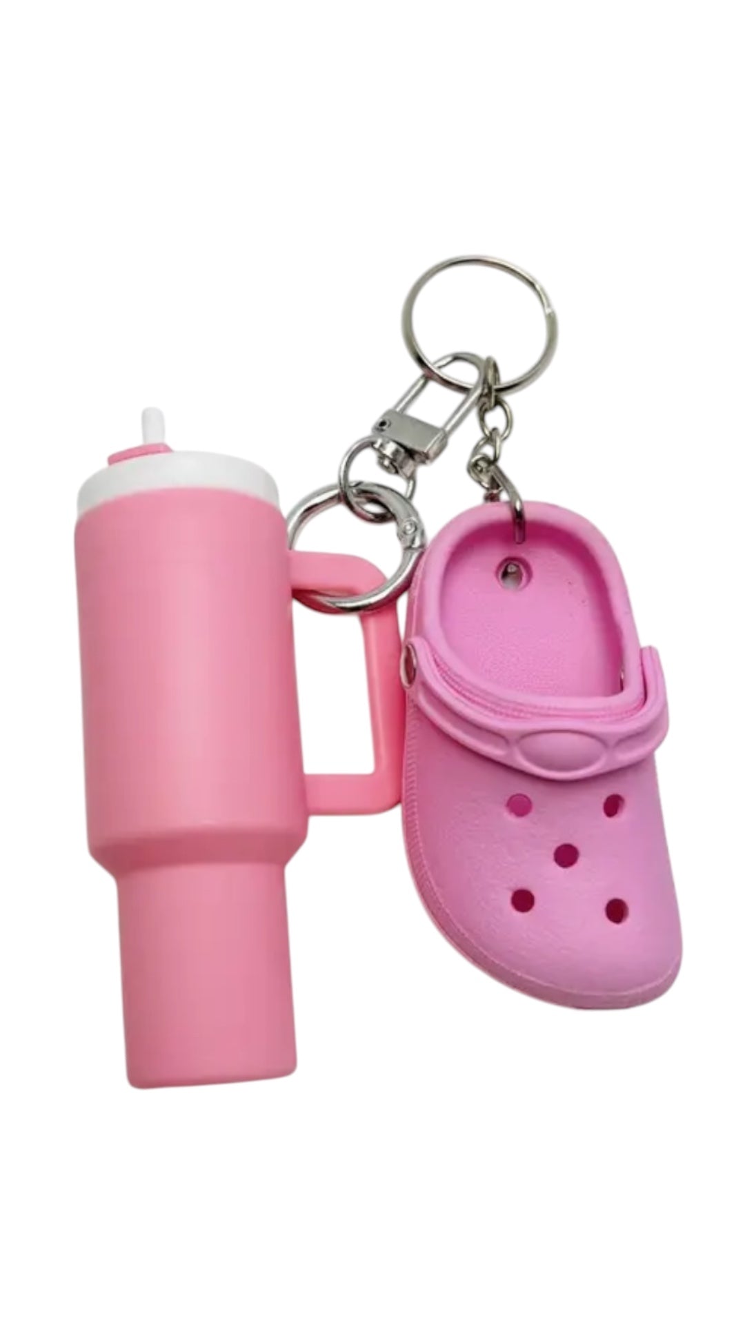 Croc Shoe & Stanley Cup Duo Bag Keyring
