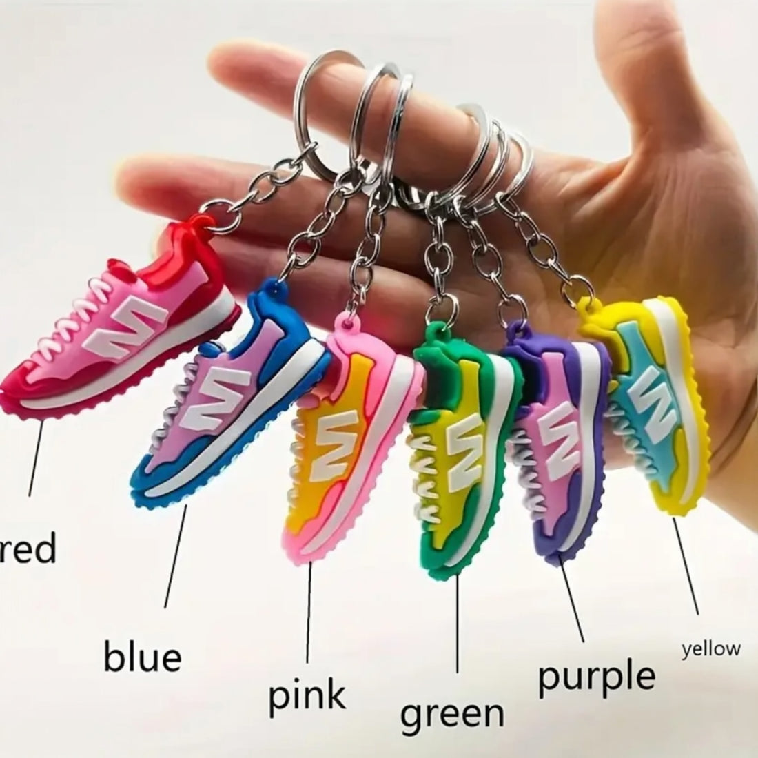 Mini Trainer Shoe Keyring&