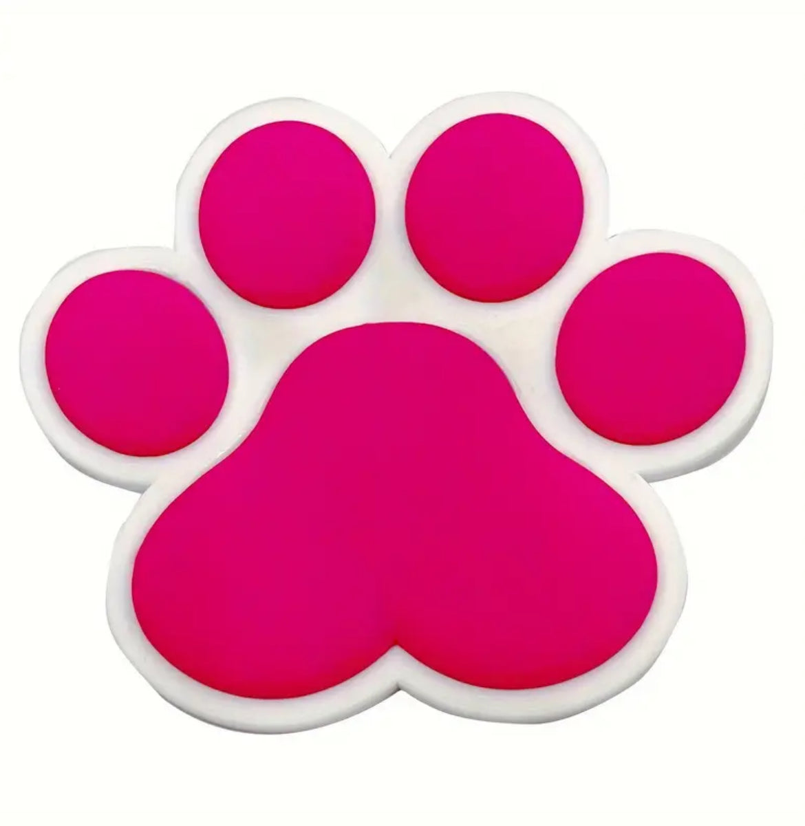Dog Paw Bag Charms - 3 Colours