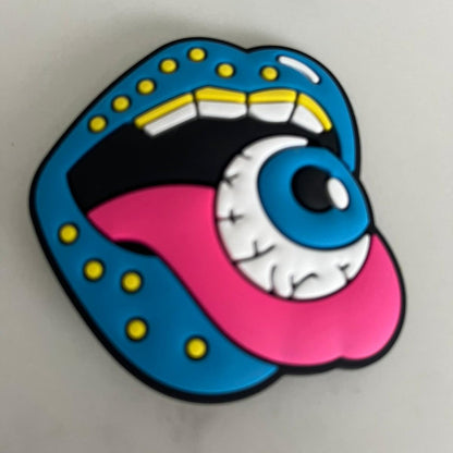 Halloween Eyeball on Tongue Charm