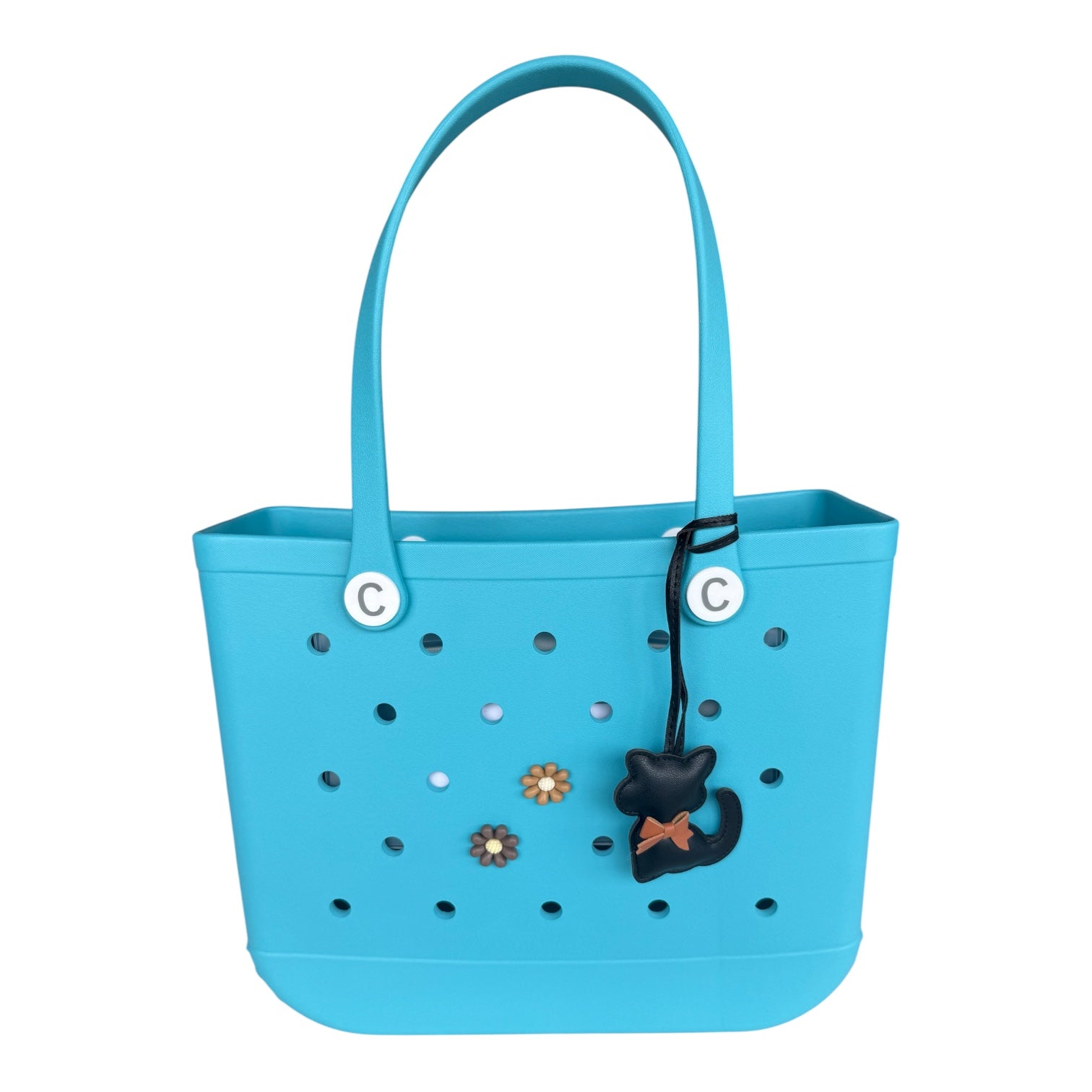 New! Cute Cat with a little Bow Collar Bag Keyring
