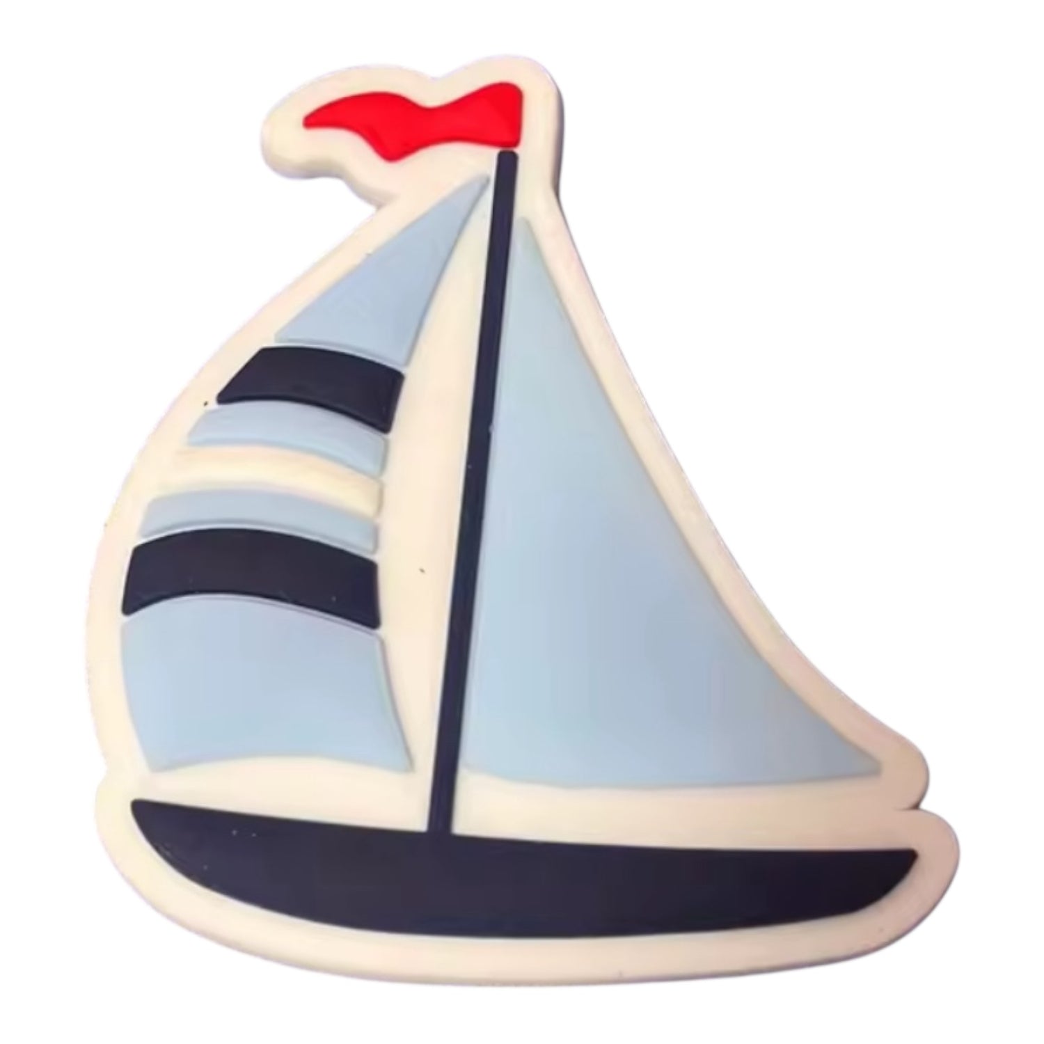 Nautical Sailing Boat, Anchor &amp; Heart Charm Set x3