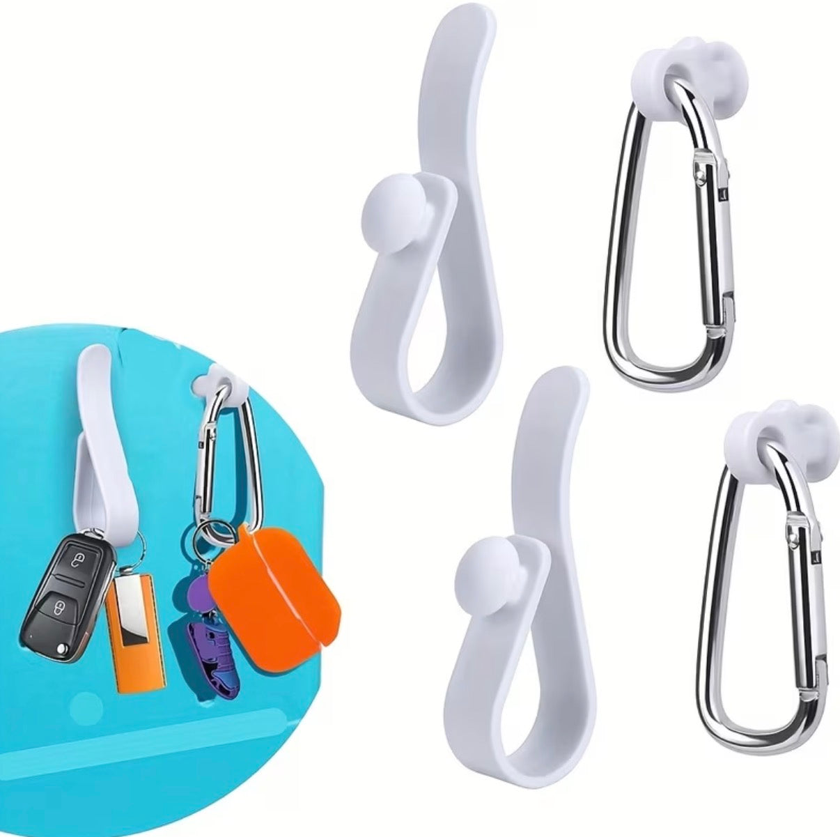 4-Pc Buckle &amp; Hook Bag Set