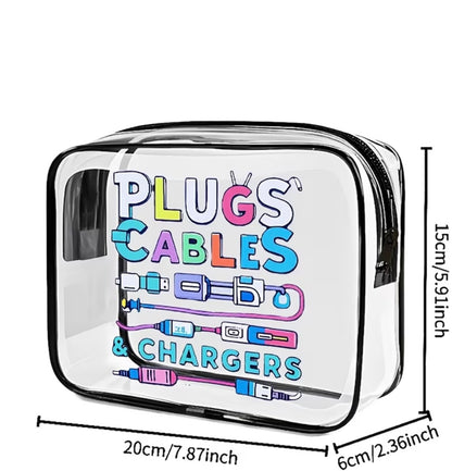 Plugs, Cables &amp; Chargers Travel Pouch