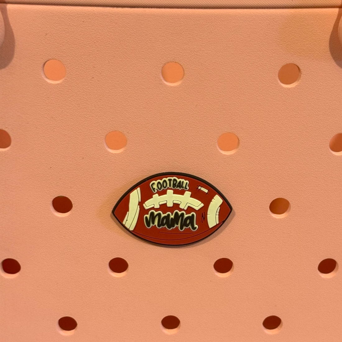 American Football Mama Bag Charm