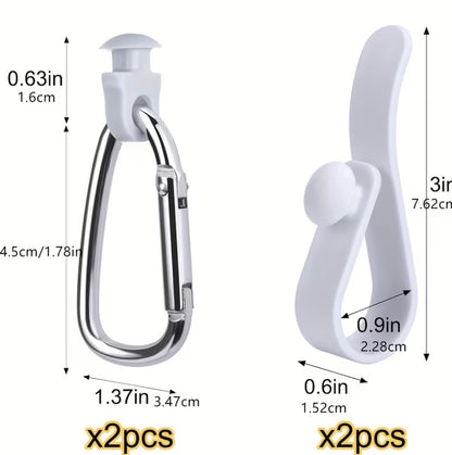 4-Pc Buckle &amp; Hook Bag Set