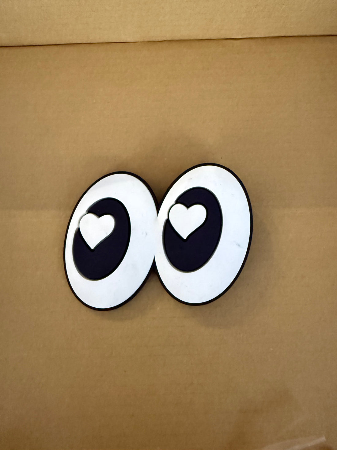 Heart Eyes Bag Charm