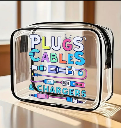 Plugs, Cables &amp; Chargers Travel Pouch