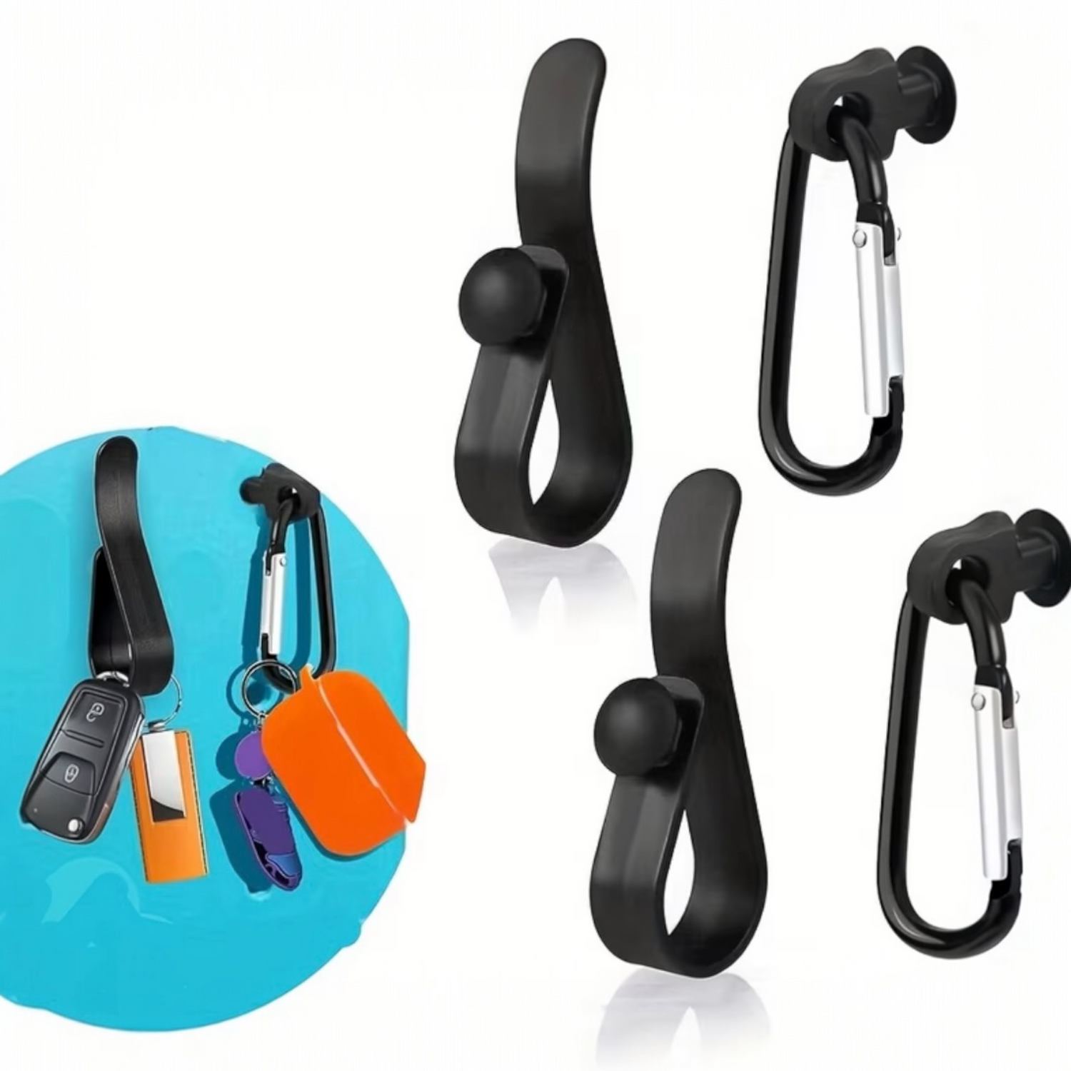 4-Pc Buckle &amp; Hook Bag Set