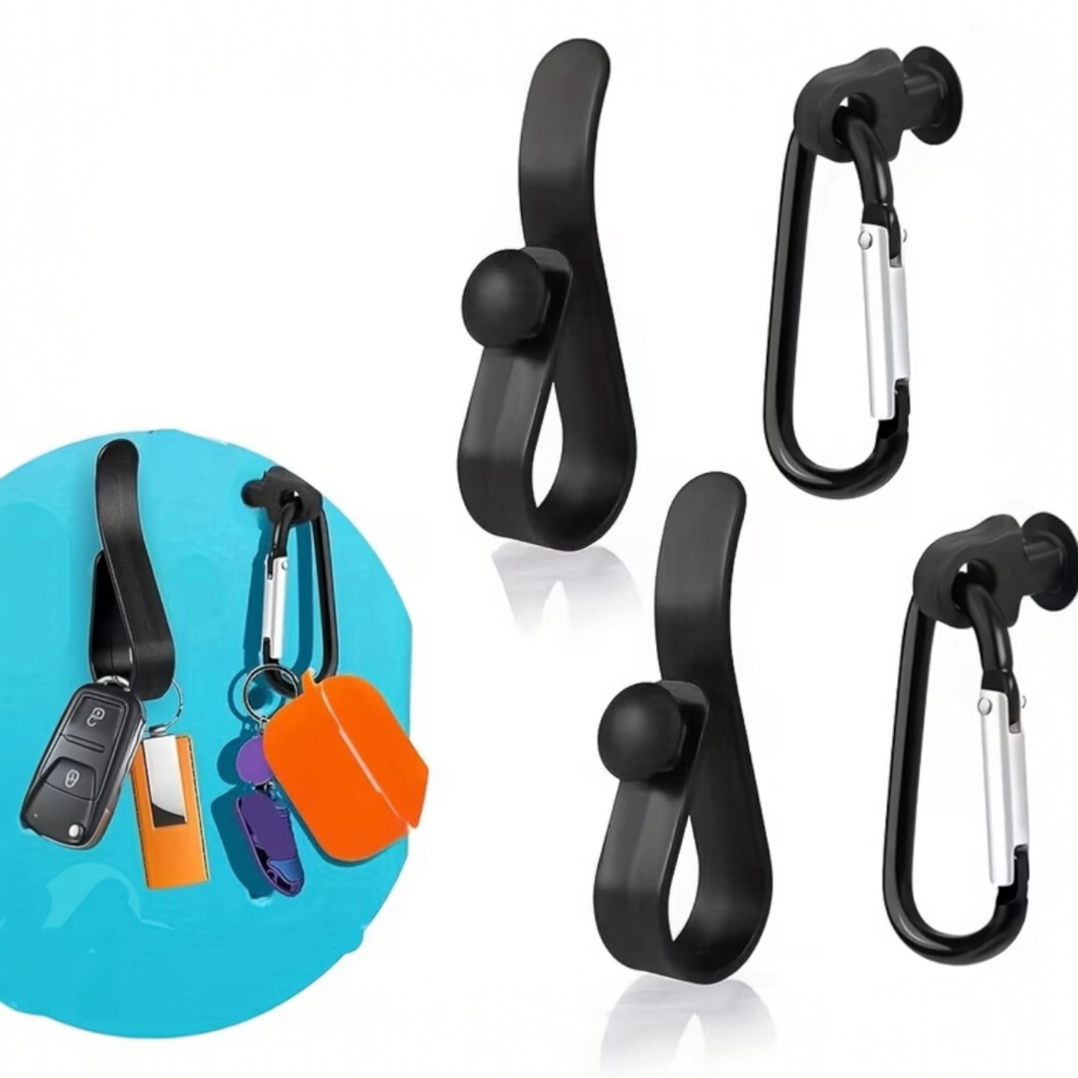 4-Pc Buckle &amp; Hook Bag Set