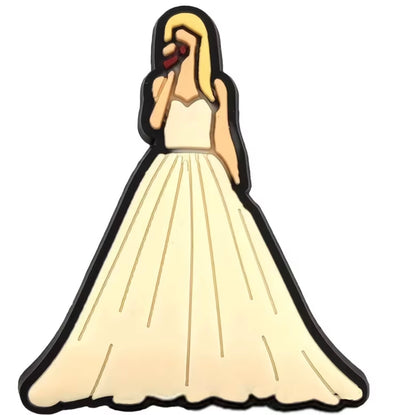 Lady Singing Bag Charm