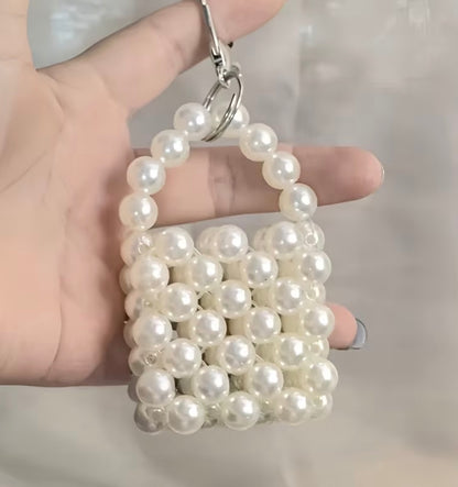 Pearl Mini Tote Bag Keyring