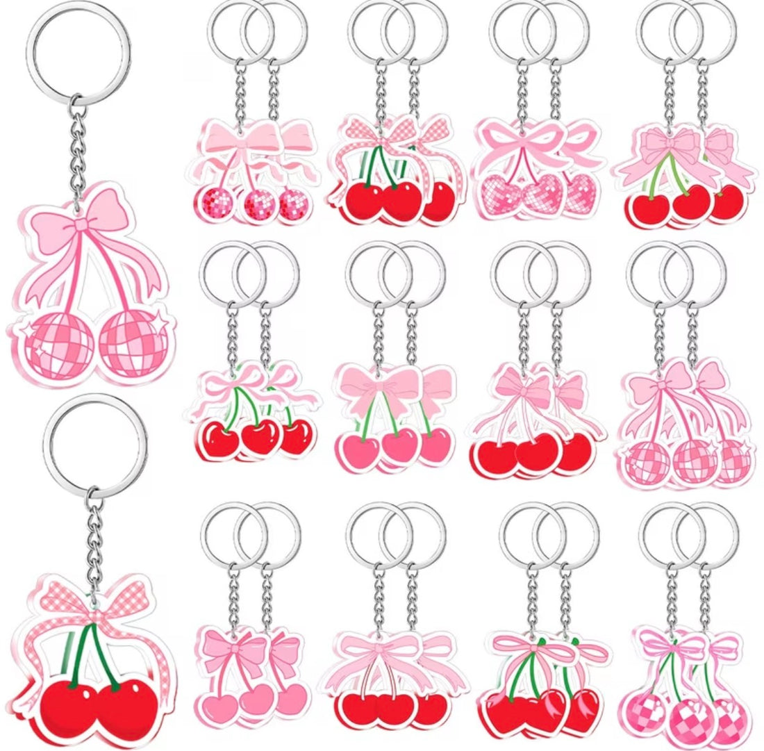 Cherry Bow Keyring’s