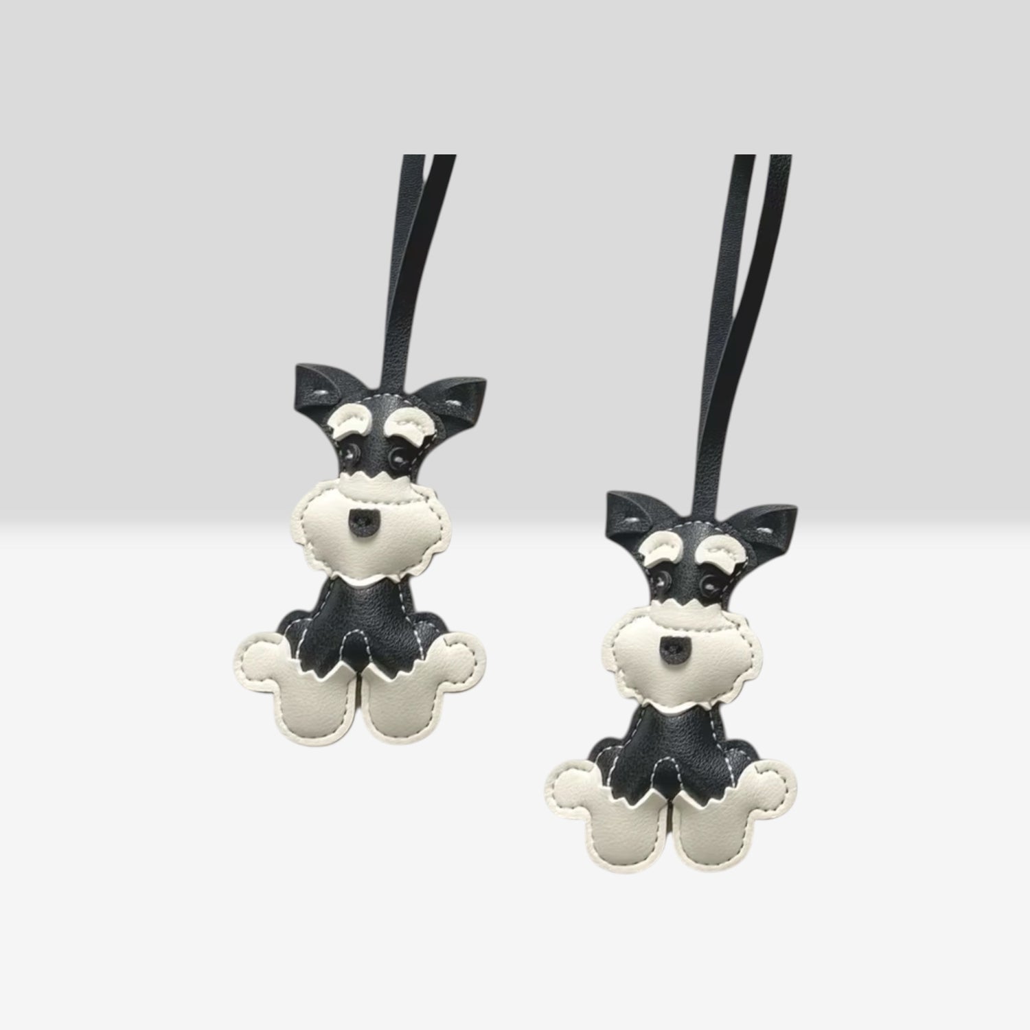 Handmade Schnauzer Dog Bag Keyring’s