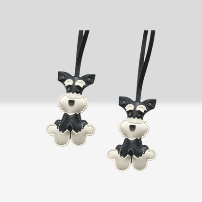 Handmade Schnauzer Dog Bag Keyring’s