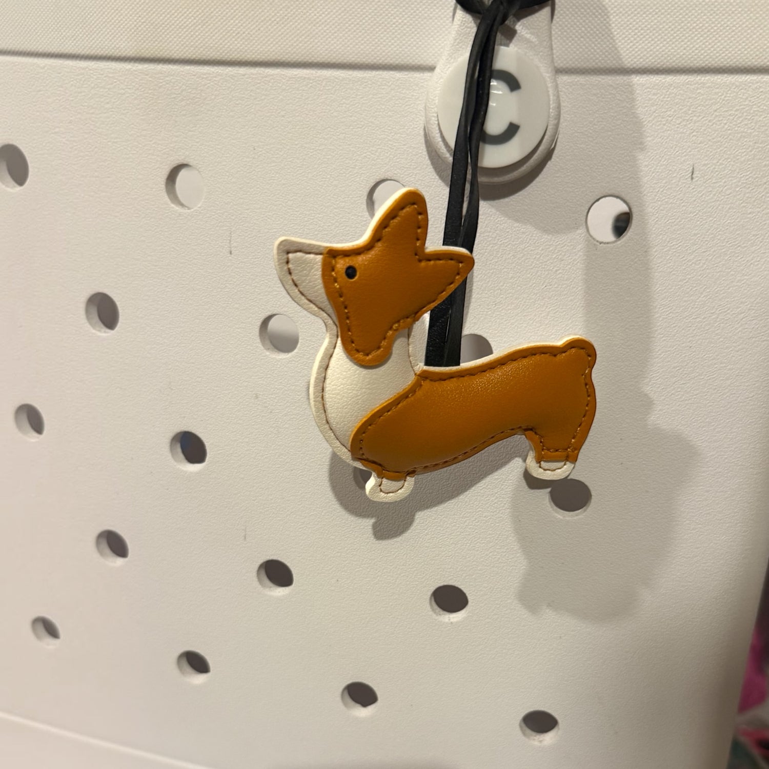 New! Corgi Dog Bag Keyring